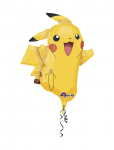 Amscan - Foil Balloon Pikachu Shape 62 X 78 Cm - Kids Decor - ONE SIZE