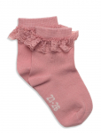Minymo - Ankle Sock W. Lace - Sokid - 27/30