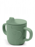 Done By Deer - Peekaboo Spout Cup Elphee Green - Nokaga tasssid - &Oslash;6.5X H 9CM