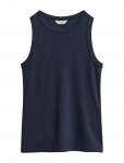 Gant - High Neck Rib Tank Top - Varrukateta - XS