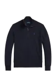 Polo Ralph Lauren - Mesh-Knit Cotton Quarter-Zip Sweater - Poolpika lukuga džemprid - S