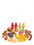 Dantoy - Bbq Playfood-56 Pcs Ctn. - M&auml;ngutoit ja koogid - 38X 23X 9CM