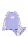 Roxy - Tropical Story Ls Lycra Set - Komplektid pikkade varrukatega T-s&auml;rgiga - 91