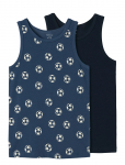 Name It - Nkmtank Top 2P Dark Denim Football Noos - Varrukateta - 86