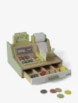 Dantoy - Cash Register Wood In Gift Box 33 Parts - M&auml;ngupoed ja tarvikud - 28.5X16.5X24CM