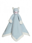 Teddykompaniet - Diinglisar, Blankie, Cat, Baby Blue - Kaisutekid - 35X35CM