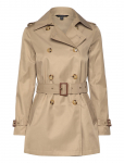 Lauren Ralph Lauren - Double-Breasted Cotton-Blend Trench Coat - Vihmamantlid - S