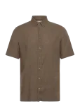 Casual Friday - Cfanton Ss Linen Shirt - L&uuml;hikeste varrukatega s&auml;rgid - S