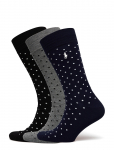Polo Ralph Lauren - Polka-Dot Trouser Sock 3-Pack - Tavalised sokid - 43-46