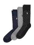 Polo Ralph Lauren - Polka-Dot Trouser Sock 3-Pack - Tavalised sokid - 43-46