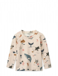 Liewood - Noah Printed Longsleeve Swim Tee - Ujumistopid - 140