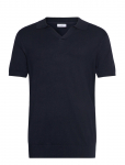 Lindbergh - Ecovero S/S V-Neck Polo - L&uuml;hikeste varrukatega kootud polos&auml;rgid - XXL