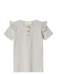Lil'Atelier - Nmffleura Ss Slim Top Lil - L&uuml;hikeste varrukatega - 116