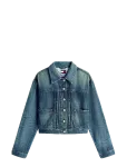 Tommy Jeans - Pleated Trucker Jacket Ci2037 - L&uuml;hikesed teksap&uuml;ksid - L