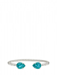 Caroline Svedbom - Mini Drop Bracelet Rhodium - K&auml;ev&otilde;rud - ONE SIZE