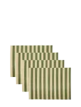 House Doctor - Placemat, Hdrayas, Green, Nature - Lauamatid - 46X35X0CM