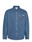 Calvin Klein Jeans - Classic Harbour Blue Overshirt - Teksas&auml;rgid - XXL