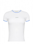 Calvin Klein Jeans - Ss Color Block Cotton Rib Baby T - L&uuml;hikeste varrukatega - S