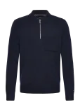 Tommy Hilfiger - Lambswool Zip Polo - Pikkade varrukatega - XL