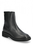 Tommy Hilfiger - Th Square Toe Leather Bootie - Madala kontsaga poolsaapad - 40