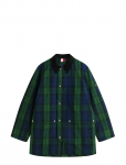 Tommy Hilfiger - Long Check Waxed Barn Coat - Tepitud jakid - XXL