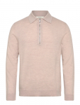 Selected - Slhtray Merino Brushed Relaxed Zip Polo - Poolpika lukuga džemprid - XXL