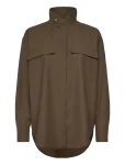 Copenhagen Studios - Cph Overshirt 1 Cotton White - Pikkade varrukatega - S