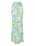 Malina - Laurel Ruched Chiffon Maxi Skirt - Maksiseelikud - 44