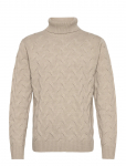 Lindbergh Black - 1927 Merino Blend Texture Roll Neck - K&otilde;rge kaelusega - XXL