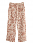 Lindex - Pyjama Trousers In Poplin - P&uuml;ksid - S