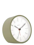KARLSSON - Alarm Clock Belle Numbers Iron Moss Green - &Auml;ratuskellad - &Oslash; 11 CM