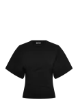 Weekday - Sharon Draped T-Shirt - L&uuml;hikeste varrukatega - XS
