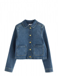 Lindex - Denim Jacket - L&uuml;hikesed teksap&uuml;ksid - XS