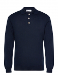 Davida Cashmere - Man Fine Knit Collar - Pikkade varrukatega kootud polos&auml;rgid - M