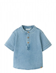 Lil'Atelier - Nmmdeva Ss Loose Dnm Shirt 2024-Es Lil - L&uuml;hikeste varrukatega s&auml;rgid - 122