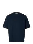 Selected - Slmrelaxaspen 2-Ply Ss O-Neck Noos - L&uuml;hikeste varrukatega - XXL