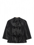 Stella Nova - Crispy Peplum Bow Blouse - L&uuml;hikeste varrukatega - 38