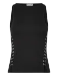 Weekday - Fitted Hook & Eye Tank Top - Varrukateta - M