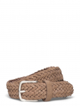 Anderson's - Woven Suede Belt Sand - 3Cm - Punutud v&ouml;&ouml;d - 110