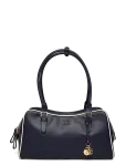 Lauren Ralph Lauren - Leather Large Marcy Zip Satchel - Rihmaga kotid - ONE SIZE