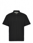 Scotch & Soda - Structured Ribbed Relaxedfit Polo - L&uuml;hikeste varrukatega kootud polos&auml;rgid - M