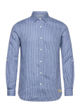 Scotch & Soda - Linen Striped Regularfit Shirt - Vabaaja s&auml;rgid - XL