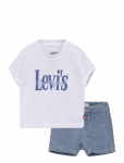 Levi's - Levi's&reg; Logo Tee And Denim Shorts 2-Piece Set - Komplektid l&uuml;hikeste varrukatega T-s&auml;rgiga - 62