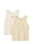 Liewood - Faris Printed Tank Top 2-Pack - Varrukateta - 110/116