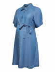 Vero Moda Maternity - Vmmbree Ss Short Tencel Shirt Dress - S&auml;rkkleidid - XL
