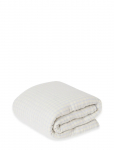 Garbo&Friends - Gingham Sky Blue Muslin Filled Blanket - Musliintekid - 250X300