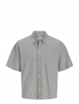 Jack & Jones - Jorsavona Austin Shirt Ss Styd Ss26 - L&uuml;hikeste varrukatega s&auml;rgid - S