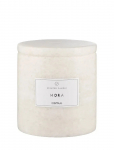 Blomus - Scented Travertine Candle - 11 Cm, &Oslash; 10 Cm - Frabli - Moonbeam - L&otilde;hnak&uuml;&uuml;nlad - L 100CM