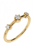 Edblad - Teeny Ring Gold Xl - S&otilde;rmused - XS