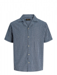 Jack & Jones - Jprblulevi Dobby S/S Resort Shirt Styd - L&uuml;hikeste varrukatega s&auml;rgid - L